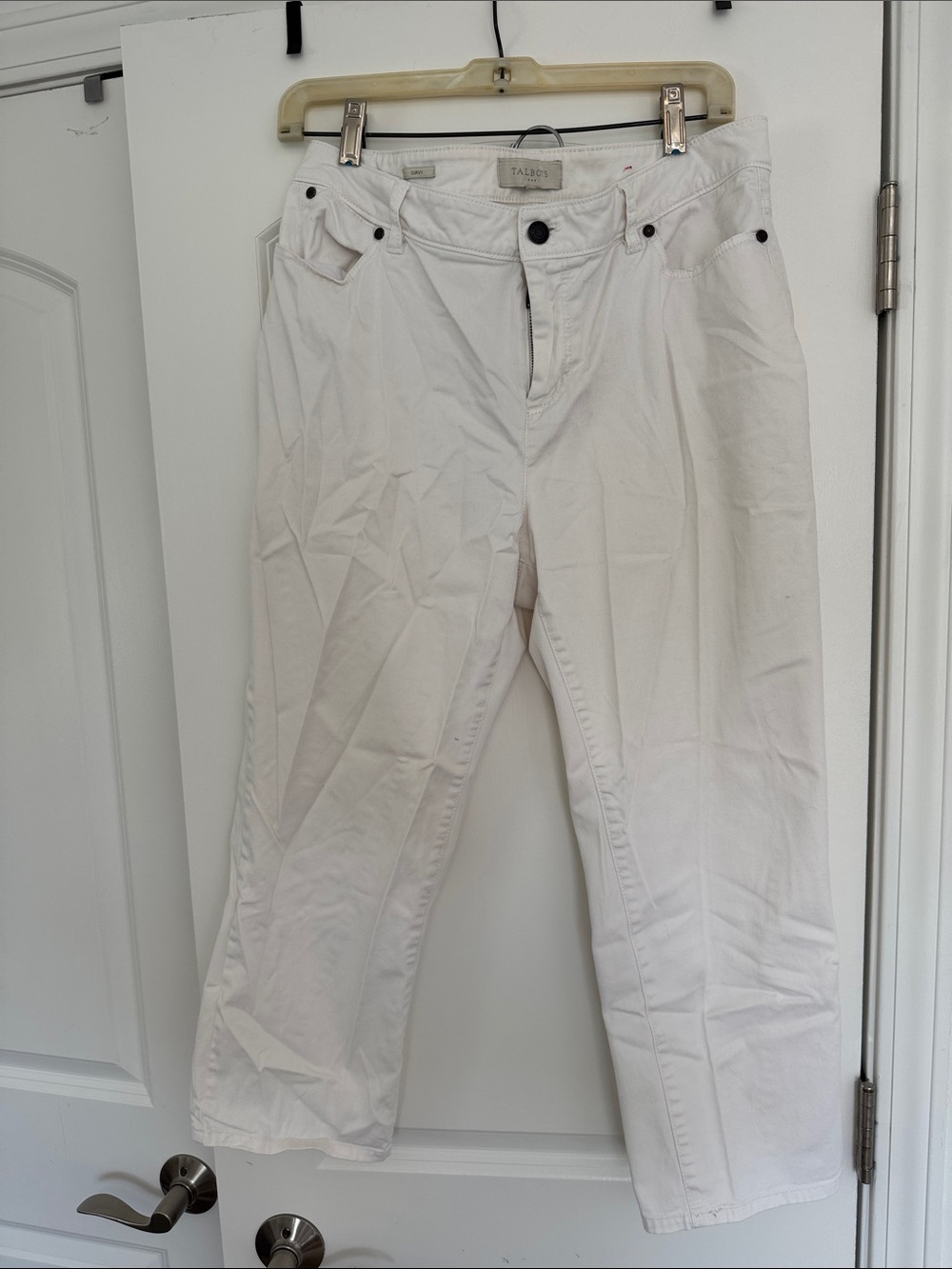 Talbots White Straight-Leg Women’s Jeans
